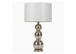 Image for Antique Silver Transitional Antique Silver Lamp