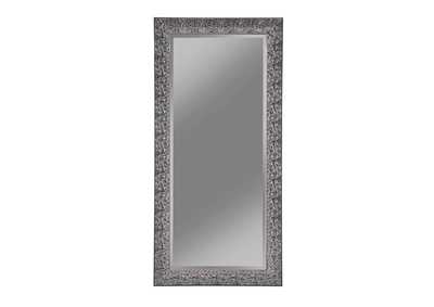 Image for Rectangular Floor Mirror Black