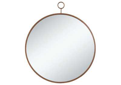 Image for Eulaina Round Mirror Gold