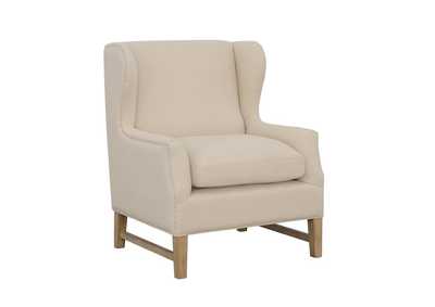 Image for Fleur Wing Back Accent Chair Cream