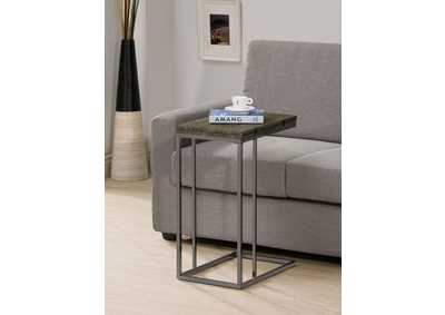 Image for Pedro Expandable Top Accent Table Weathered Grey and Black