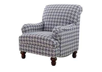 Image for Gwen Recessed Arms Accent Chair Blue