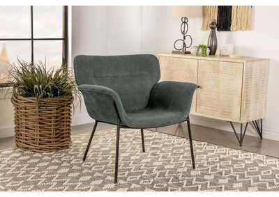 Davina Upholstered Flared Arms Accent Chair Ivy