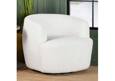 Hudson Upholstered Swivel Chair Natural