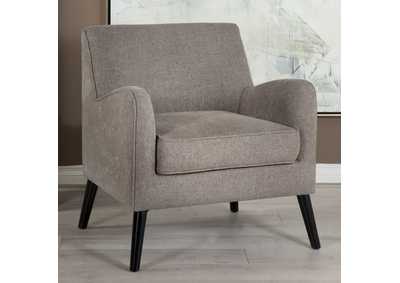 Charlie Upholstered Accent Chair with Reversible Seat Cushion