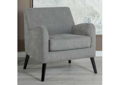 Charlie Upholstered Accent Chair with Reversible Seat Cushion