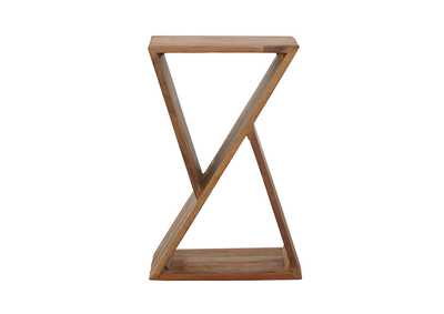 Lily Geometric Accent Table Natural,Coaster Furniture