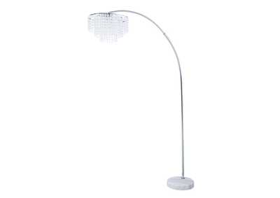 Image for Shirley Marble Base Floor Lamp Chrome And Crystal
