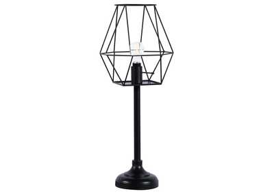 Image for Mariya Metal Open Shade Table Lamp Black