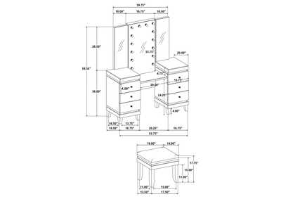 VANITY SET,Coaster Furniture