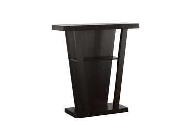 Evanna 2-shelf Console Table Cappuccino,Coaster Furniture