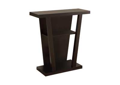 2-shelf Console Table Cappuccino