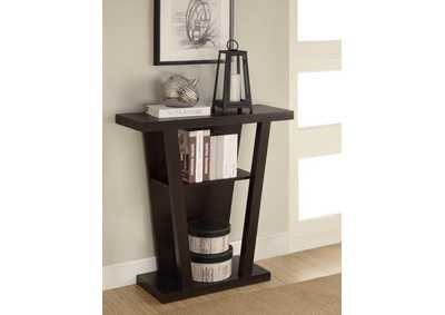2-shelf Console Table Cappuccino,Coaster Furniture