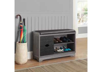 Aylin 2-drawer Storage Bench Medium Brown and Black,Coaster Furniture