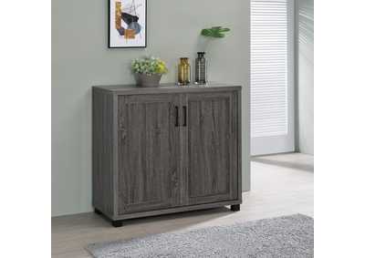 Image for Filch Wooden 2-Door Accent Cabinet Weathered Grey