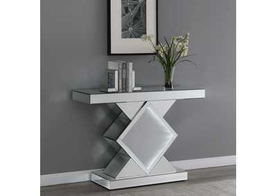 Moody Console Table with LED Lighting Silver