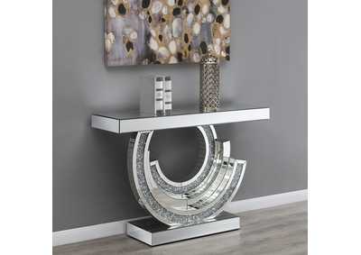 Imogen Multi-dimensional Console Table Silver