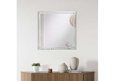 Noelle Square Wall Mirror with LED Lights,Coaster Furniture