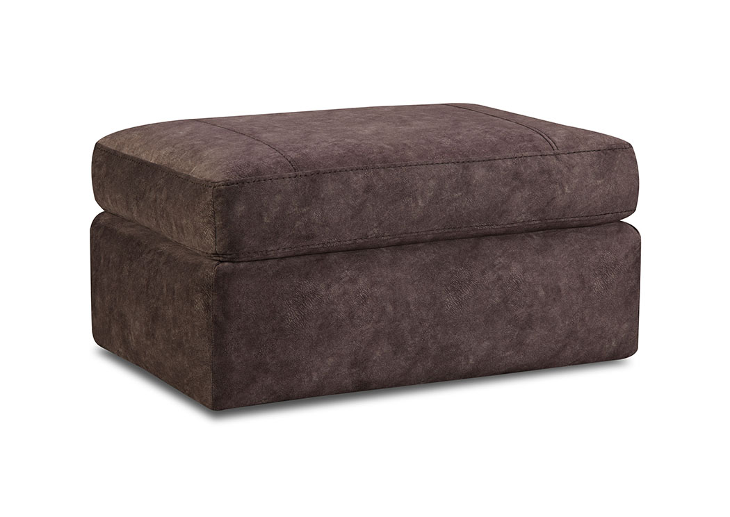 Imprint Cocoa Ottoman,Corinthian