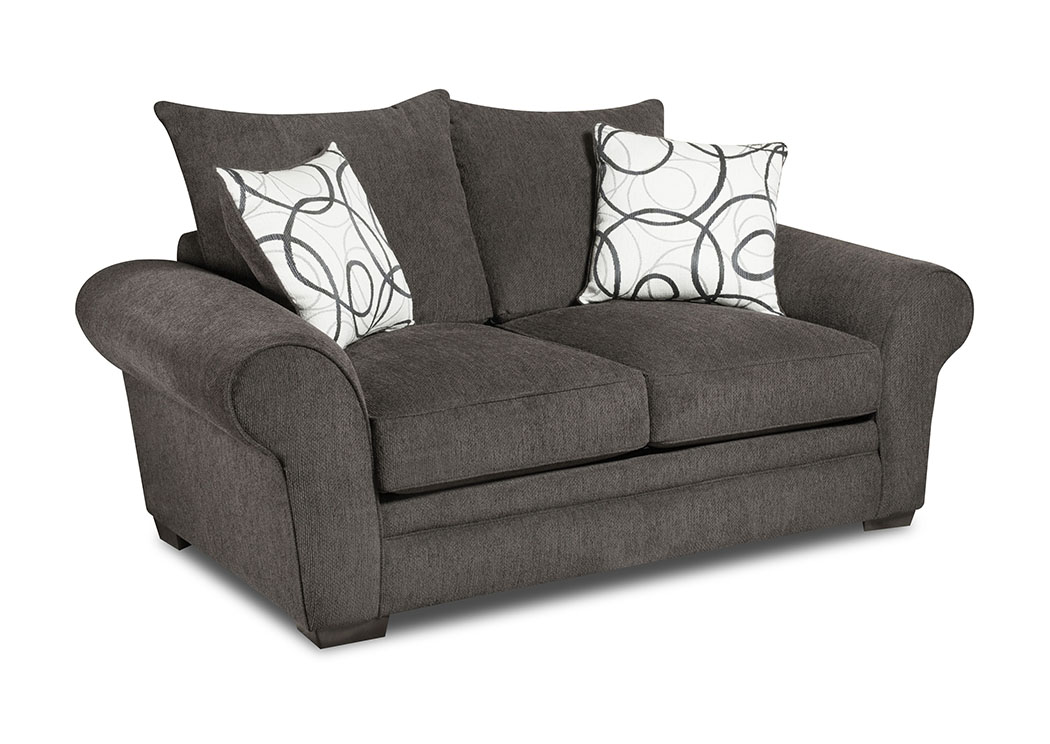 Othello Black Loveseat,Corinthian
