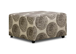 Image for Bigswirl Gray Square Cocktail Ottoman