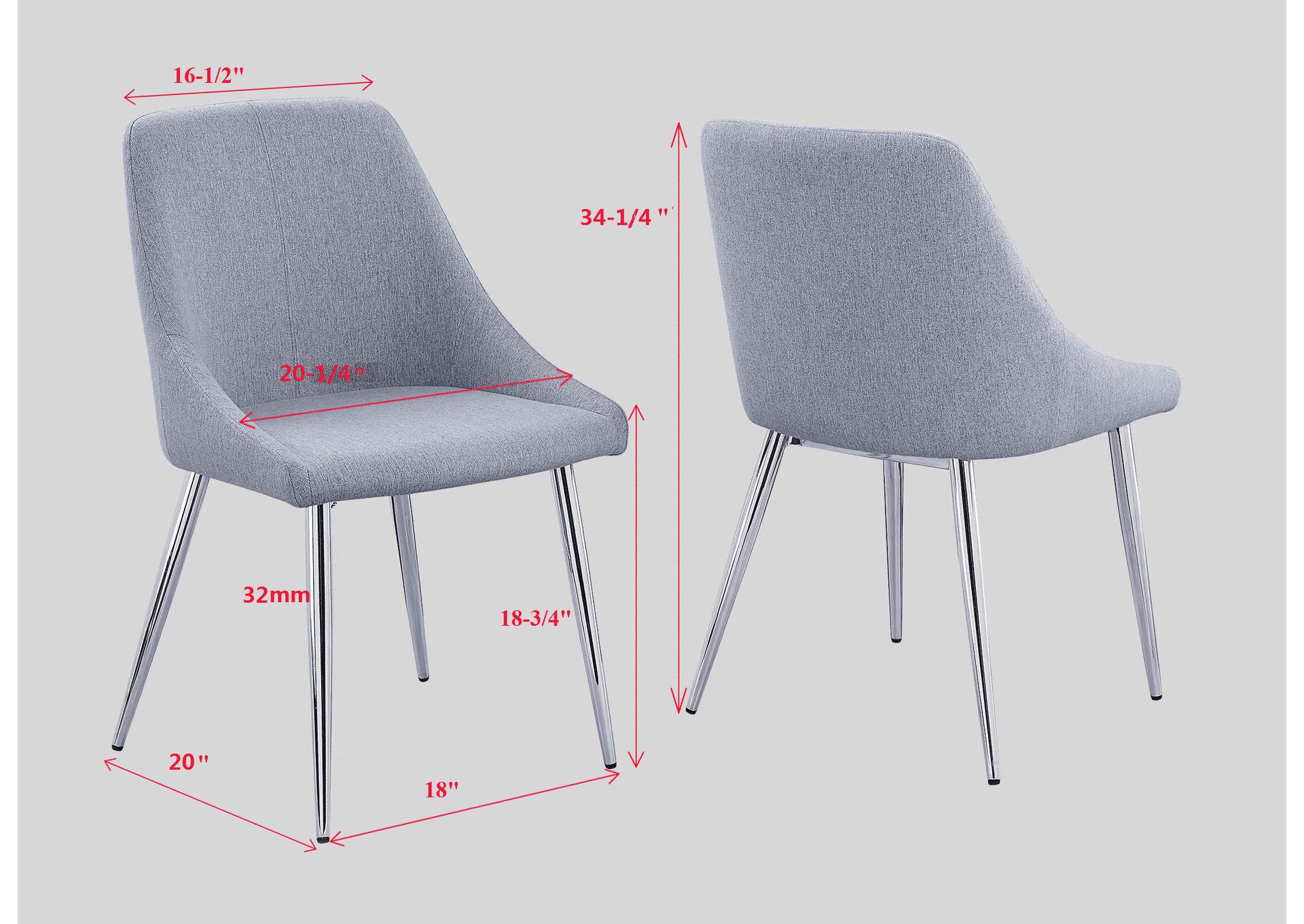 Tola Dining Chair,Crown Mark