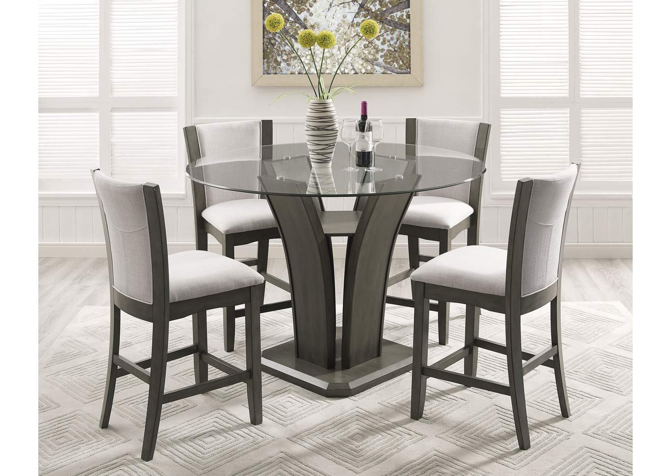 tall round dining room table