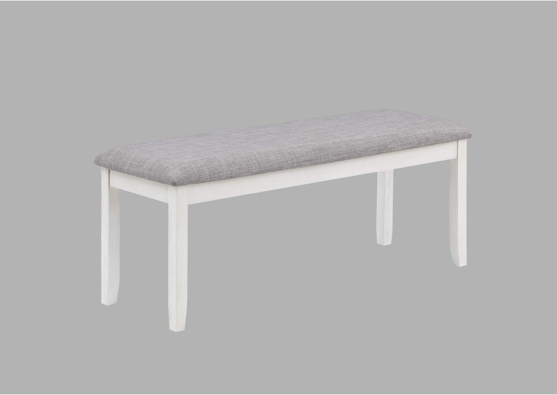 2217 Chalk Grey Nina Bench Chalk Grey,Crown Mark