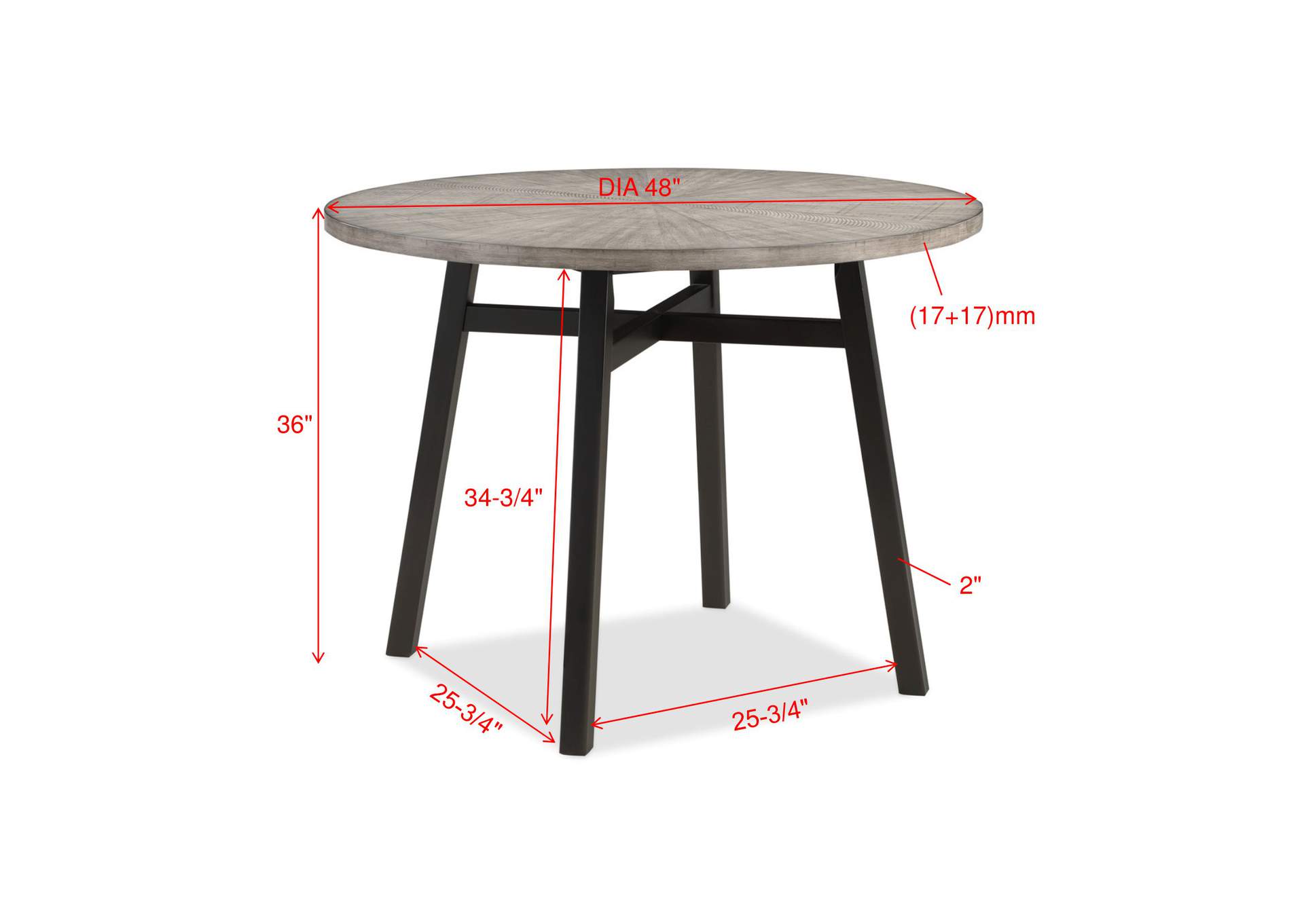 Mathis Counter Height Table,Crown Mark