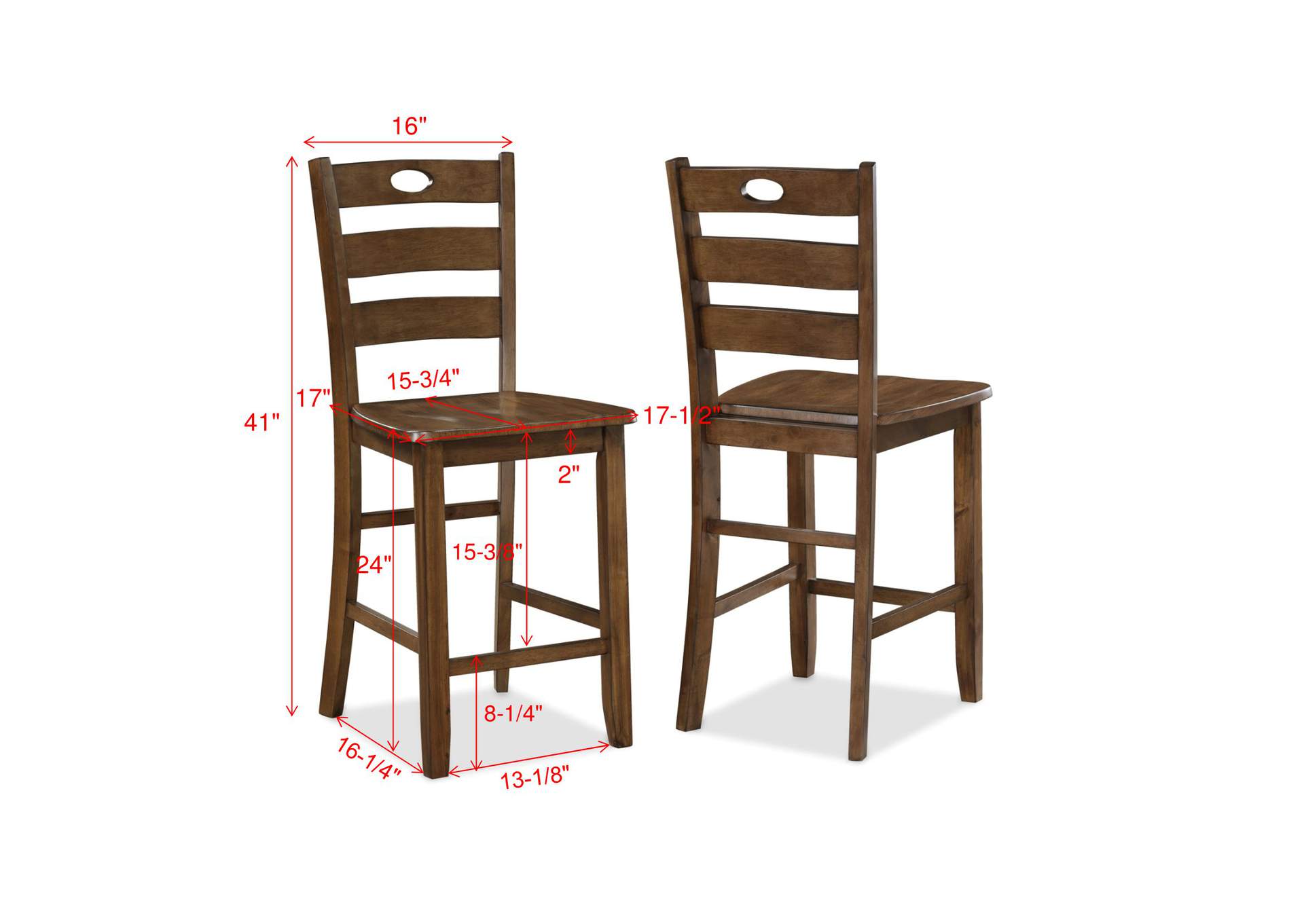 Ashborn 5 - Pk Counter Height Table Set,Crown Mark