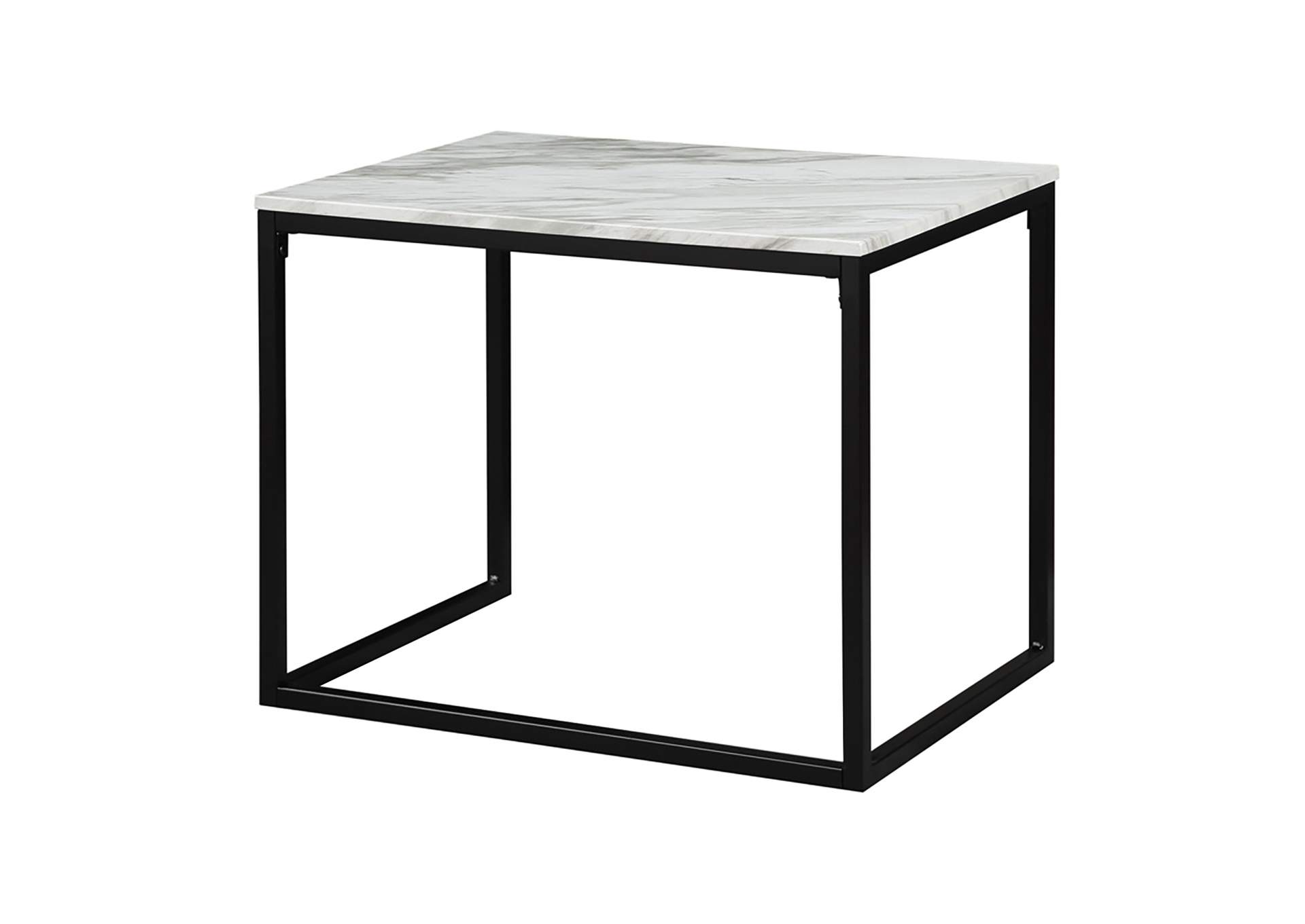 Adola 3 - Pk Nesting Table White,Crown Mark