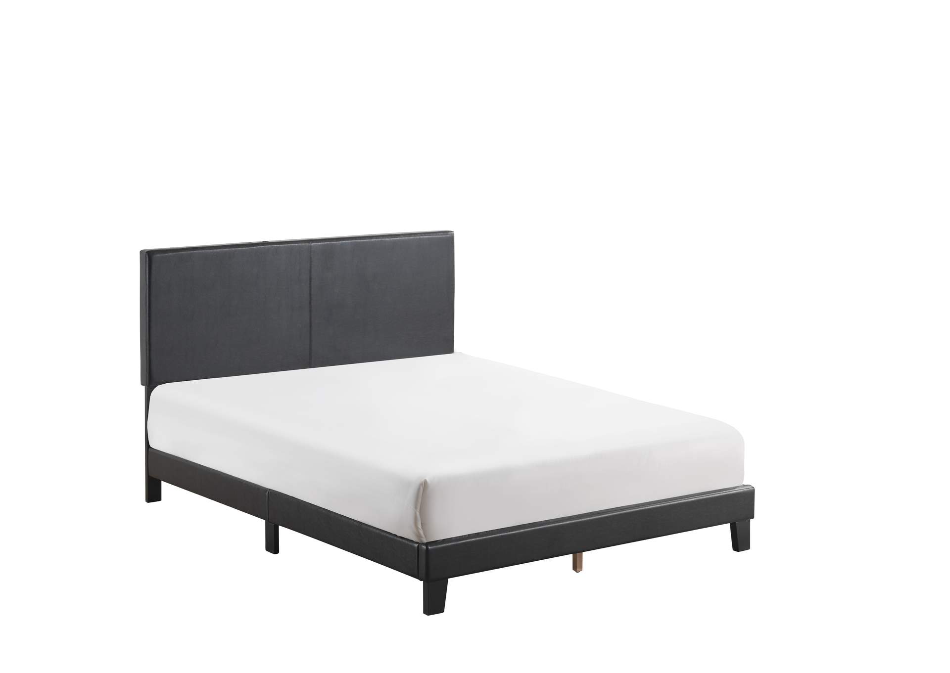 Yates Queen Platform Bed Adjustable Headboard,Crown Mark