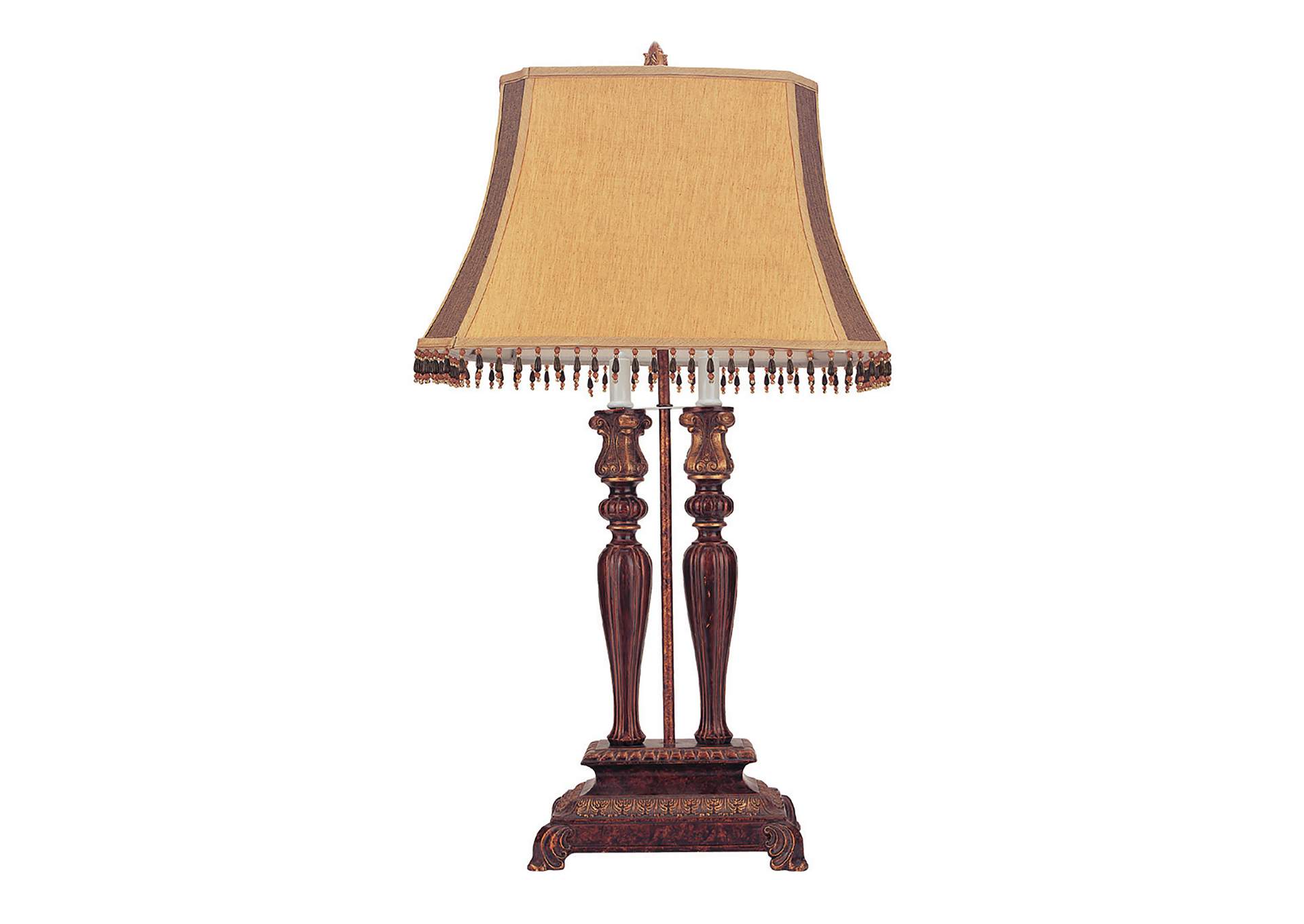 6297 Bronze Table Lamp,Crown Mark