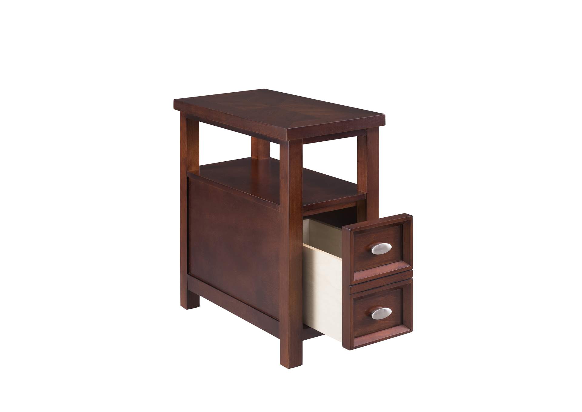 Dempsey Brown Dempsey Chairside Table,Crown Mark