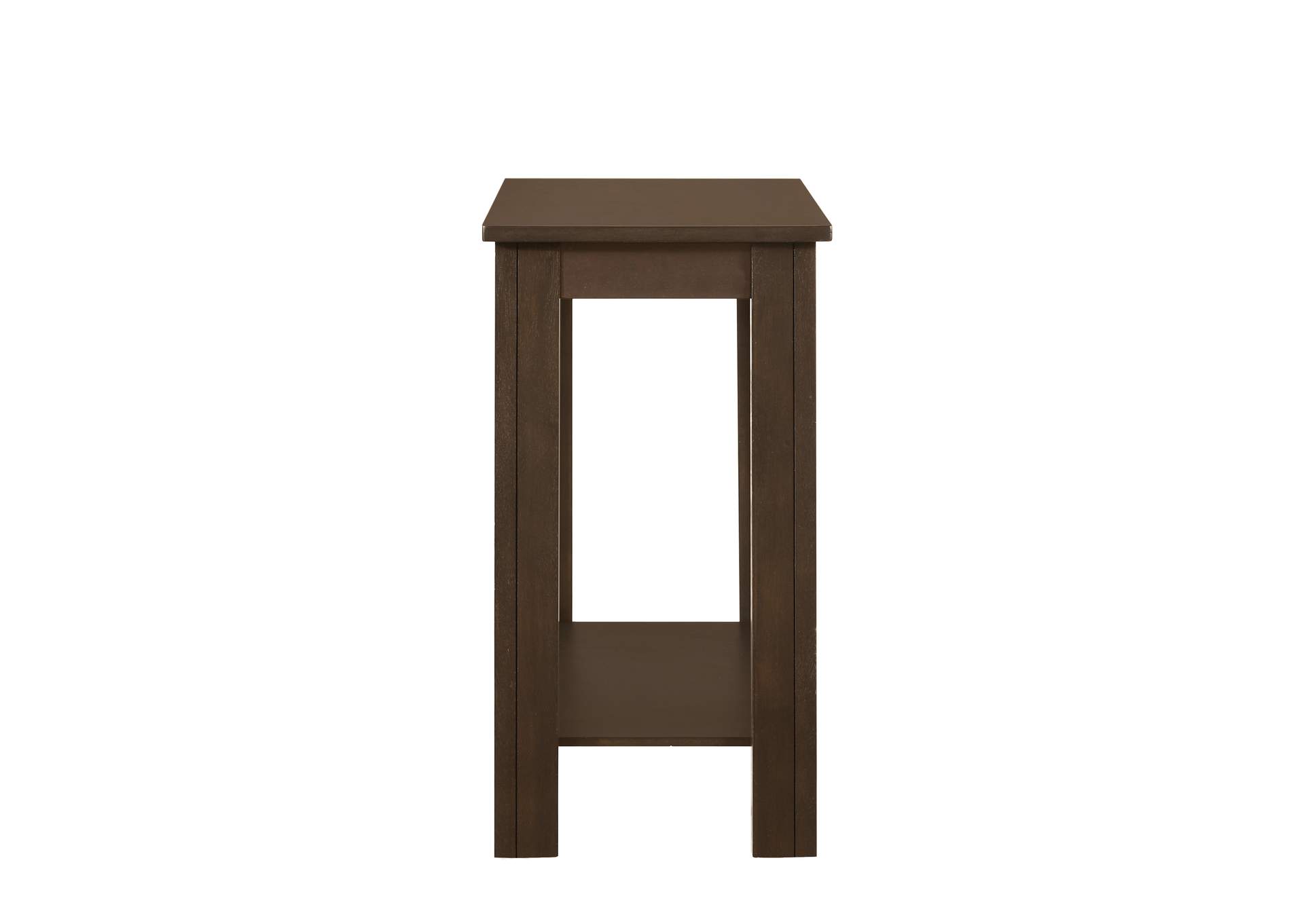 Pierce Chairside Table Charcoal,Crown Mark