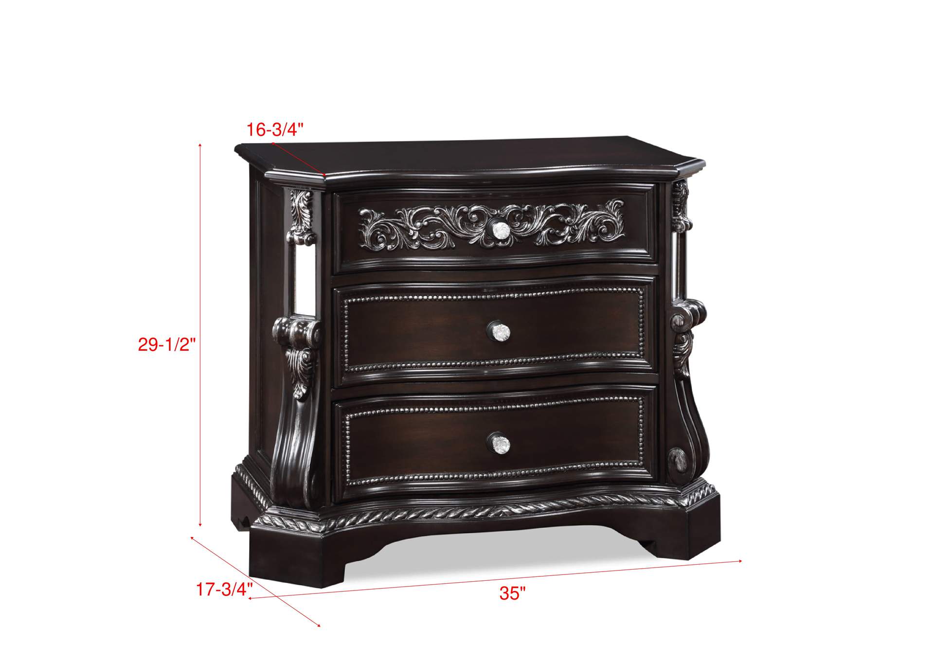 Bankston Night Stand,Crown Mark