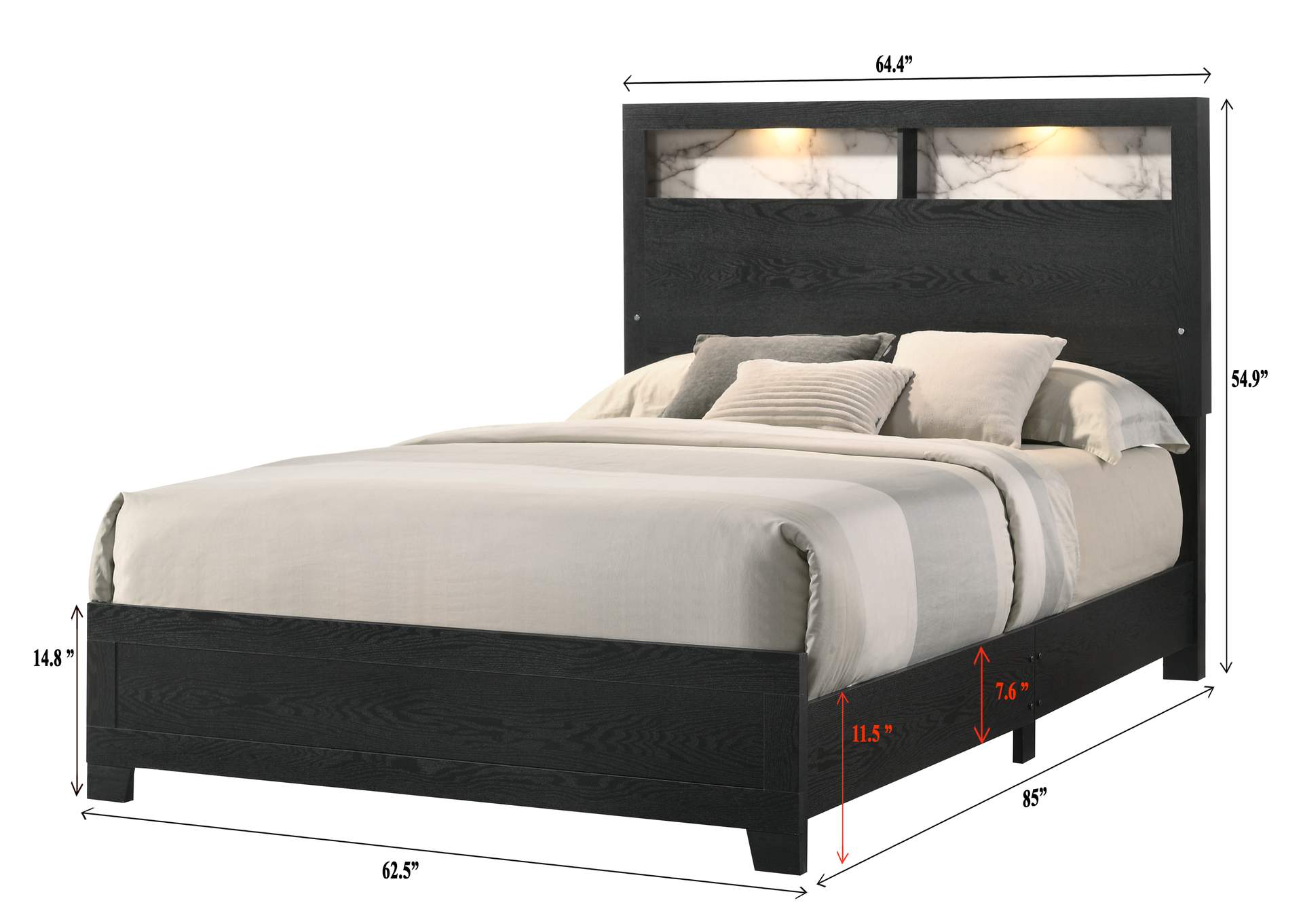 Cadence Bed In One Box,Crown Mark