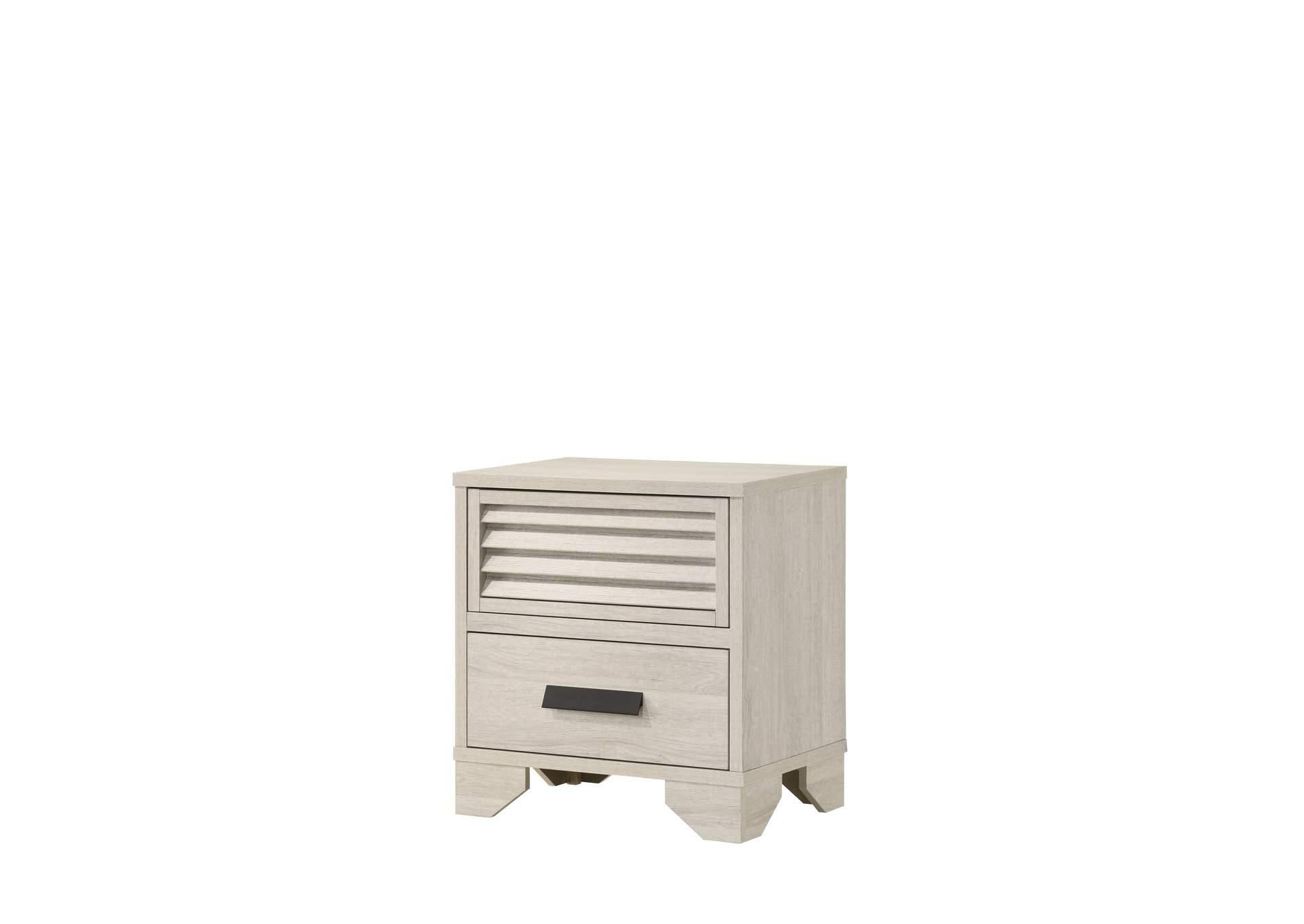 Sarter Night Stand - White,Crown Mark