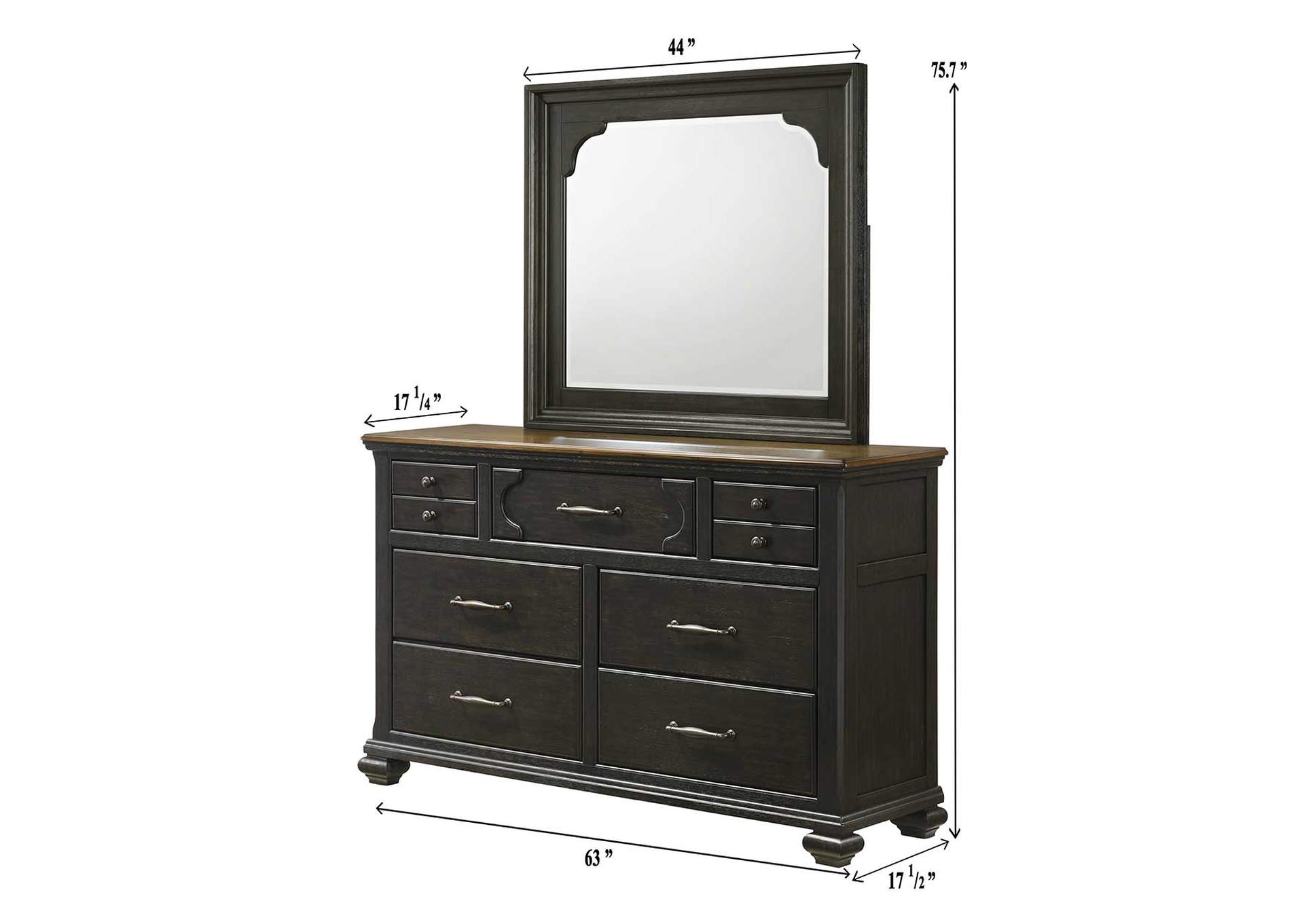 Hamilton Dresser,Crown Mark