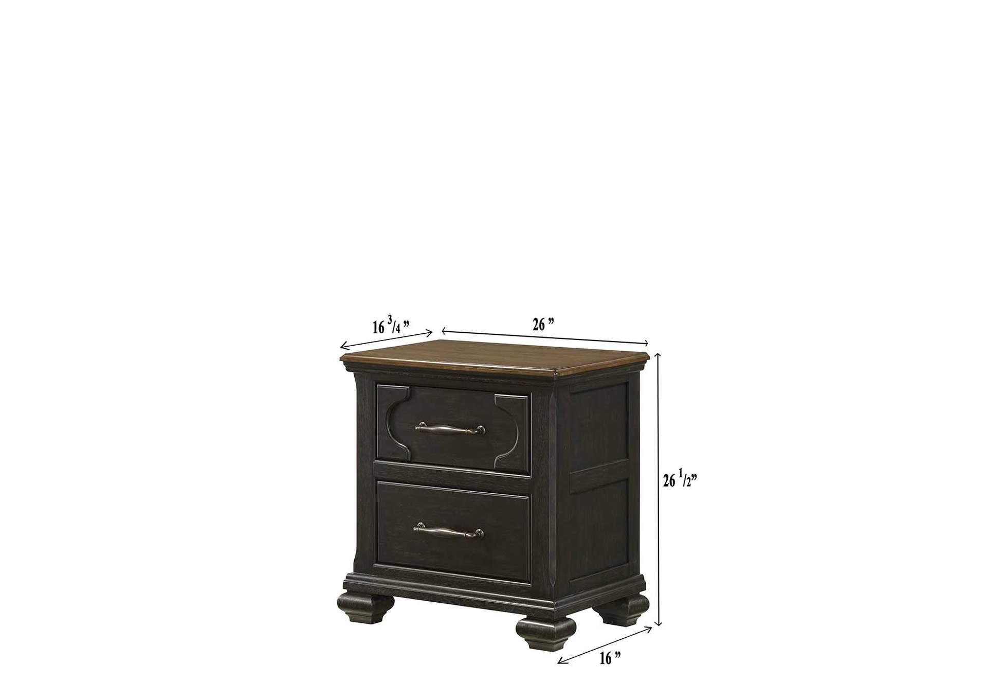 Hamilton Night Stand,Crown Mark