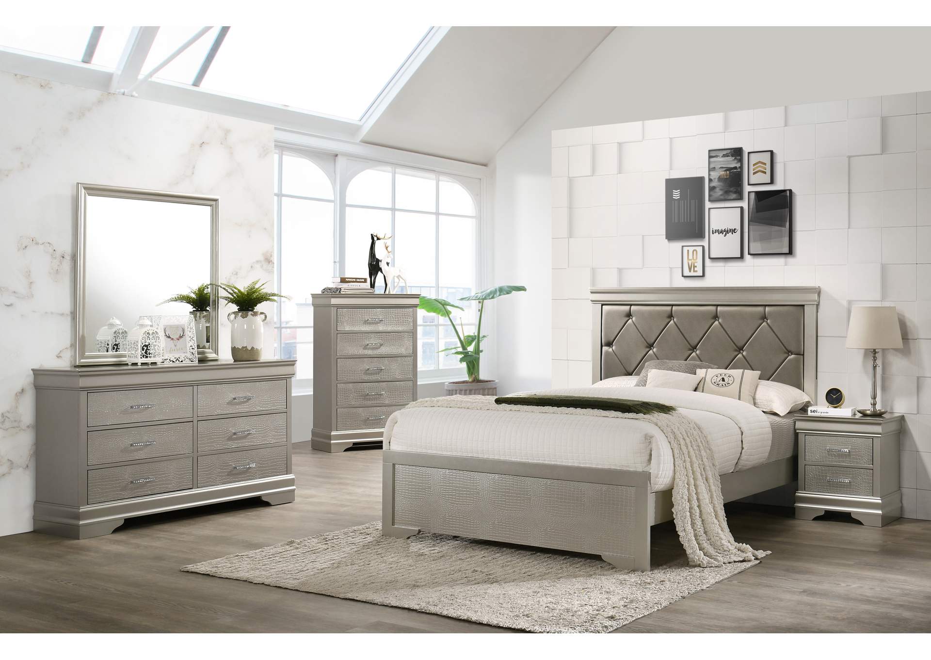 Amalia Twin Bed,Crown Mark