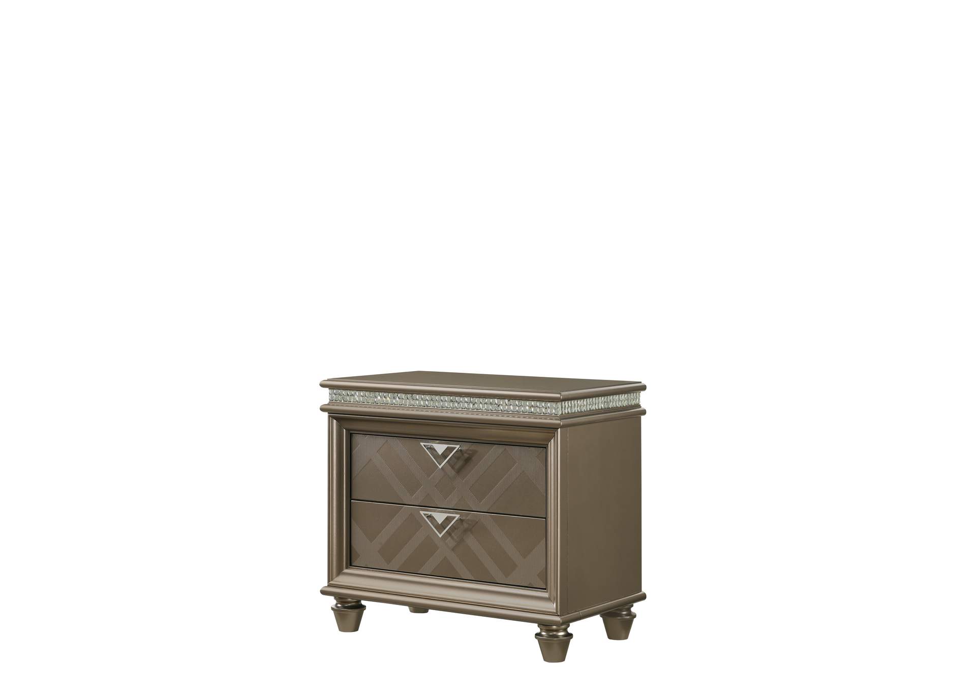 Cristal Night Stand,Crown Mark