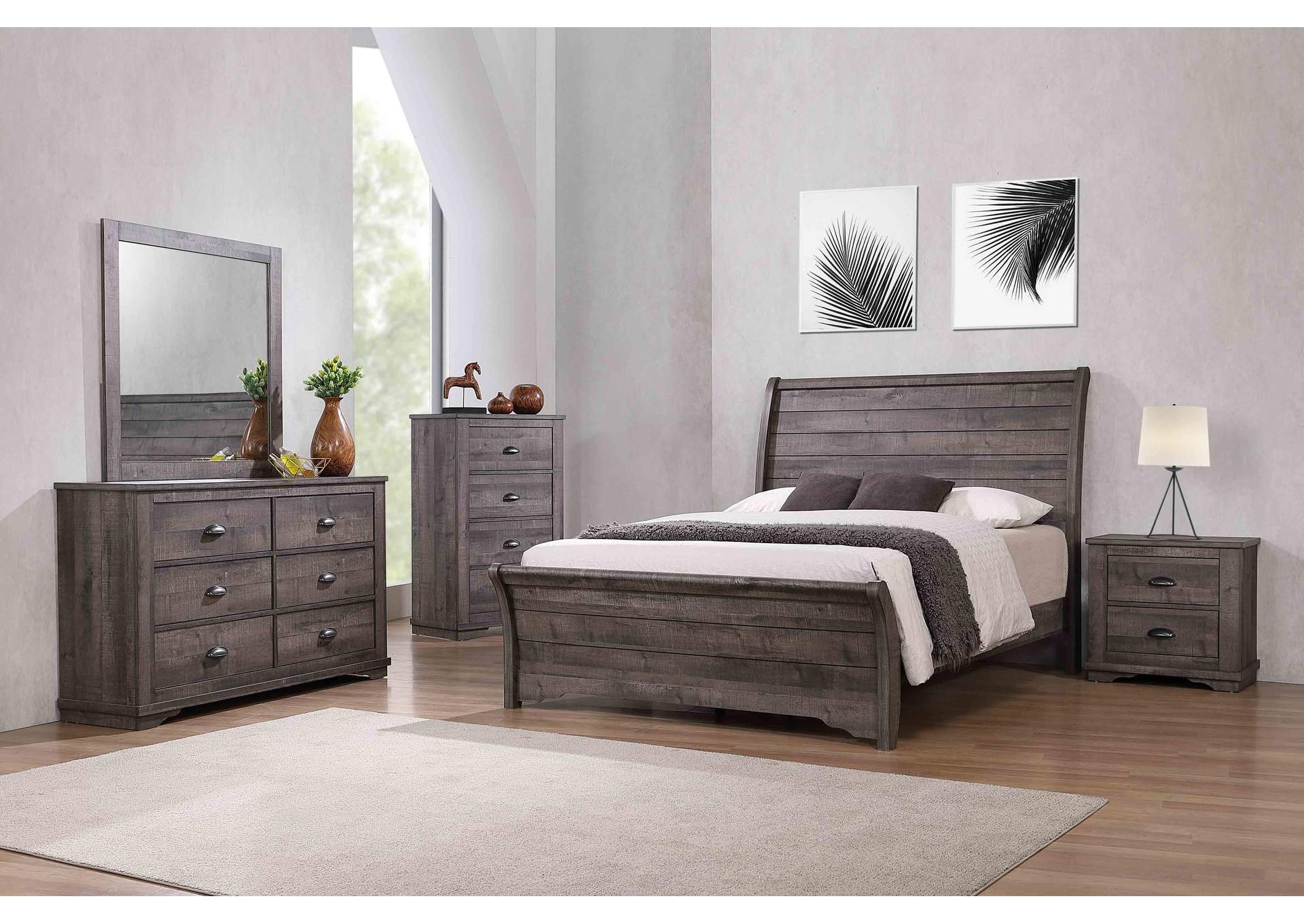 Coralee King Bed,Crown Mark