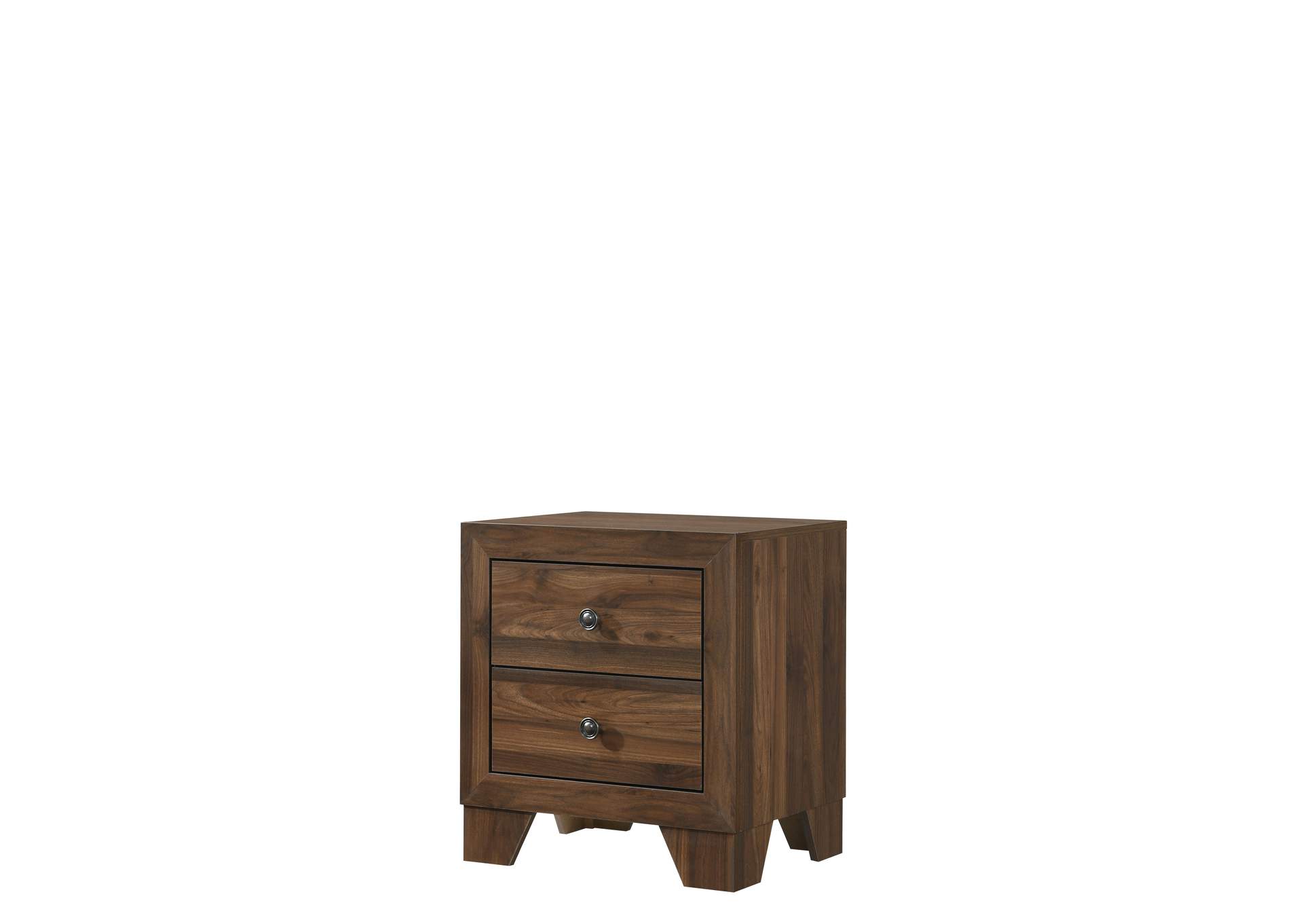 Millie Night Stand - Brown Cherry,Crown Mark