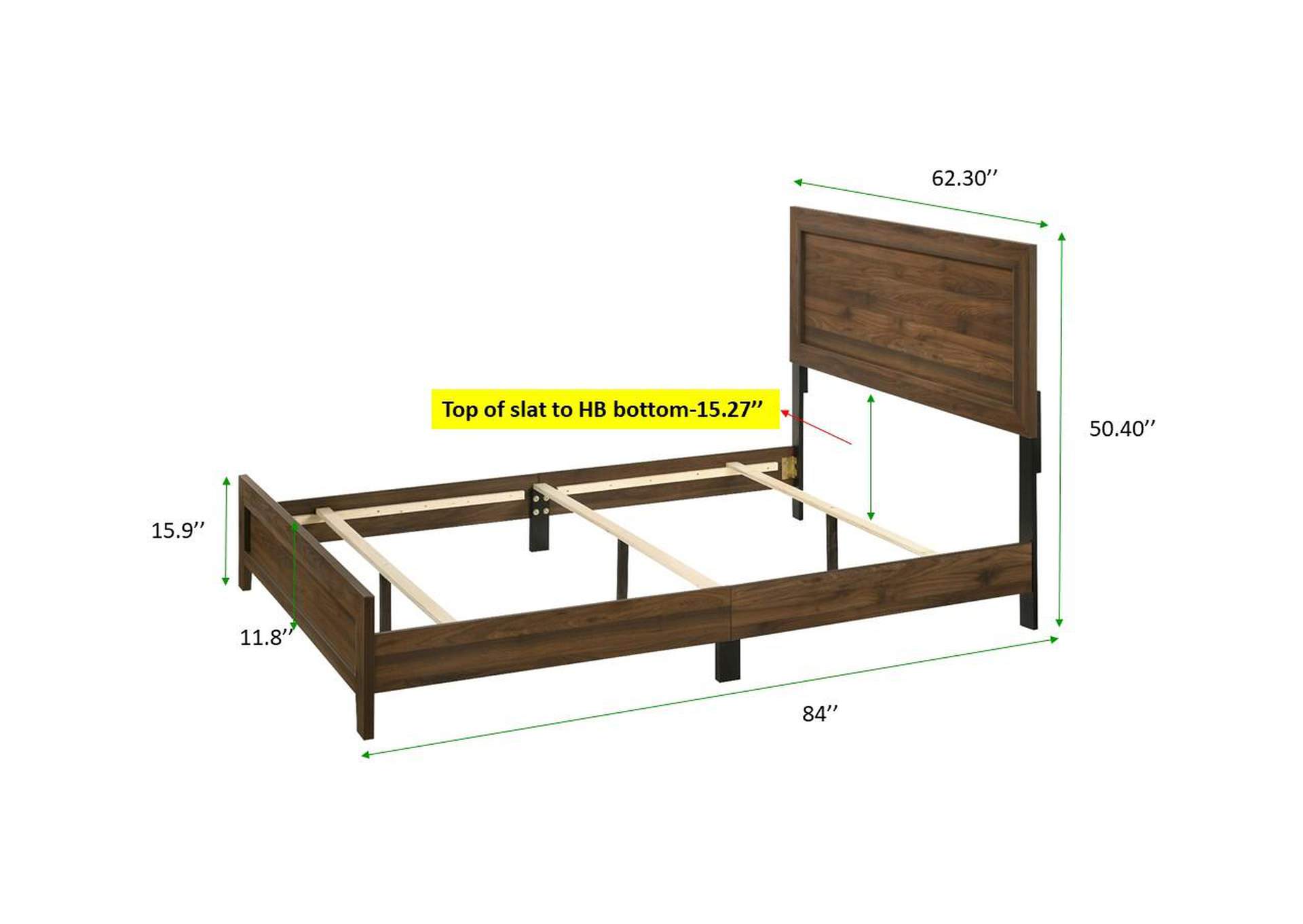 Millie Bed In One Box - Brown Cherry,Crown Mark