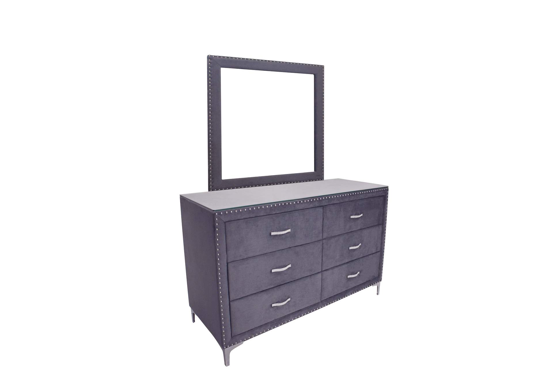 Lucinda Dresser - Dark Grey,Crown Mark