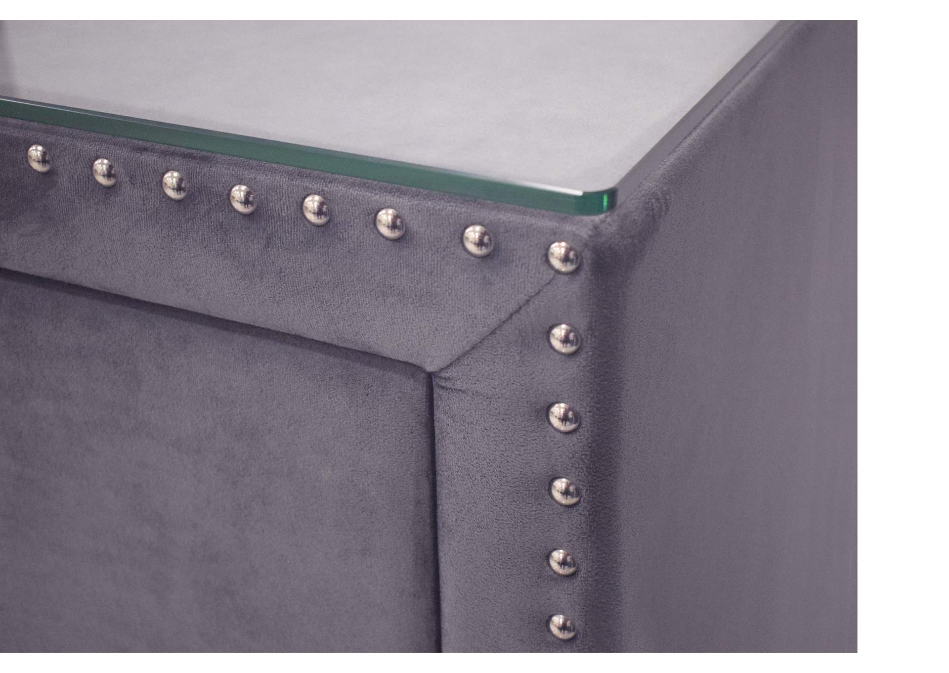 Lucinda Dresser - Dark Grey,Crown Mark