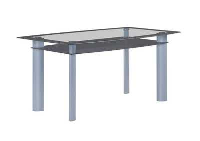 Image for Echo Grey Dining Table Glass Top
