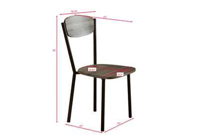 Blake 5-Pk Round Dining Table/Chair,Crown Mark