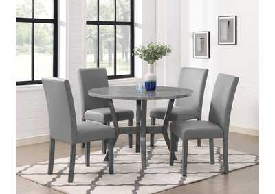 Image for Judson 5-Pk Dining Table Set Grey
